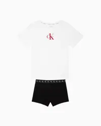 在飛比找Calvin Klein優惠-CK One 週末睡衣套裝, PVHWHITE/W/PVHB