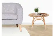 VI Kendall Rattan Round Side Table