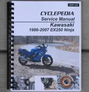 1986-2007 Kawasaki Ninja 250 EX250 SERVICE & REPAIR MANUAL