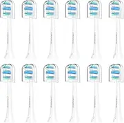 Replacement Toothbrush Heads for Philips Sonicare Replacement Heads, Electric Replacement Brush Head Compatible with Phillips Sonicare Electric Toothbrushes C2 C1 4100, 12 Pack