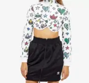 Adidas Originals X Jeremy Scott Logo Pattern Track Top Size S NWT