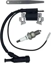Mower Spare Accessories Ignition Coil+Spark Plug for Briggs & Stratton 590603 Engines