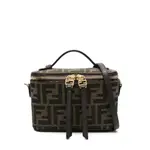 [Fendi] Fendi Vanity FF-pattern Top-handle Mini Bag ONE SIZE BROWN