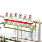 Balcony Railing Flower Pot Holder Patio Garden Hanging Railing Planter Rack