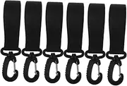 Yardwe 6pcs Stroller Hooks Clips Durable Bag Organizers for Shopping Diaper Bags and Handbags Lightweight and Versatile Accessories for Moms The Go