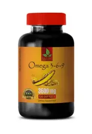 heart health dietary supplement - OMEGA 3 6 9 3600 MG - omega 3 capsules 1B