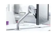 SteelCase FYI FPASINGLECC Monitor Arm Stand w/C-Clamp Tilt Pan VESA 4799 NEW