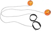HONITANO 2 Pack Wrist Rebound Balls Boys and Girls Basketball Catching Game Fitness Training Ball String for Hand-Eye Coordination