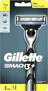 Gillette Mach3+ Razor 1 Handle and 2 Cartridges