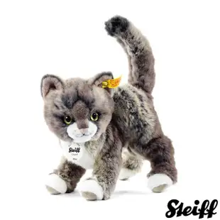 【STEIFF德國金耳釦泰迪熊】Kitty Cat 貓咪(動物王國_黃標)