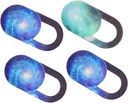 Hoement 4pcs Webcam Privacy Cover Ultra Thin Laptop Shield for Protection Strong Adhesive Webcam for Laptop Tablet Use