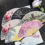 Boots On The Ground Hand Fan Foldable Portable Chinese Traditional Handmade Fan