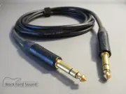 Canare L-2T2S | Gold 1/4" TRS to 1/4" TRS | Balanced/Stereo Patch Cable