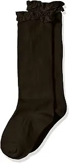 Jefferies Socks Girls' Ruffle Knee High