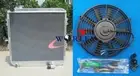 50MM Aluminum Radiator & Fan For Toyota HILUX LN106 LN111 Diesel 1988-1998 AT/MT