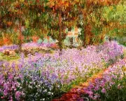 Irises In Monet's Garden By Claude Monet Painting Paint By Numbers Kit DIY