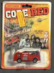 1981 Matchbox Superfast Code Red Snokel New On Card C2