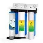 20" x 4.5" Big Blue Triple Whole House Water Filter System 3 stages Rain Tank