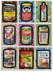 2009 WACKY PACKAGES FLASHBACK 2 SERIES 2 COMPLETE BLACK BORDER BASE SET 72 CARDS