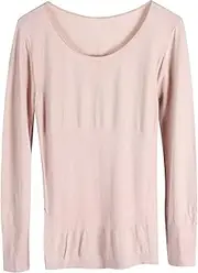 [Generic] Compression Thermals Men Low Neck Thermal Underwear Women's Thin Top Body Shaping Beauty Autumn Clothes Skin Care Clothes Tight Long Sleeve Bottoming Shirt Women Thermal Tops Plus Size