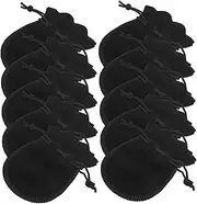 BUGUUYO 10PCS Small Velvet Drawstring Bags for Jewelry Storage Elegant present Organizers for Festivals Party Favors and Small Items and Wear Resistant Design