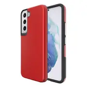 For Samsung Galaxy S22 Case Shockproof Protective Cover Red