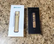 BNIB Olight Black Diamond Brass WM3 AND 2024 Brass Friendship 2024 I3T 2 EOS