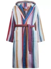 MISSONI Clancy $580 Multicolor Cotton Long Unisex Bathrobe New And Authentic