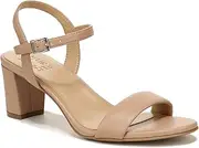 [Naturalizer] Women's Gold Almond Toe Block Heel Sandals