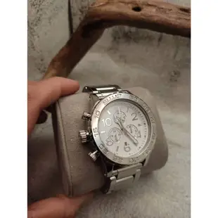 高拋光 原價一萬多  NIXON 200m 潛水錶 外圈可轉 錶徑42 錶玻無刮 正品 男錶 女錶 對錶 手錶 尼克森