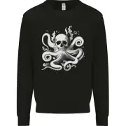 A Cthulhu Kraken Octopus Mythology Kids Sweatshirt Jumper