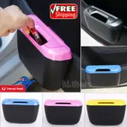 Universal Car Trash Can Garbage Holder Rubbish Dust Dustbin Storage Box Bin Hook