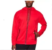 And1 Men's Full Zip Hoodie Red Size Small