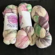 alpaca wool blend yarn hank 3* 100g (#A840)