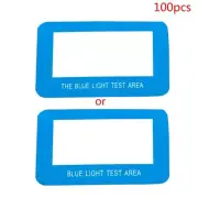 Anti Blue Light Screen Protector Test Card Test Light Glasses Uv Test Accessory