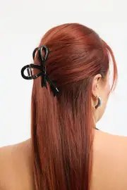 Black Bow Claw Clip