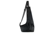 Pet Dog Puppy Cat Carrier Bag Oxford Cloth Sling - Plain Black - Large