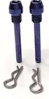 Titanium BLUE Ano Pad Pin Retainer With Clip For Hope M4 X2 V4 Tech 4 Tech EVO
