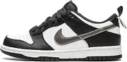 [Nike] Kids Boy's Dunk Low SE (Big Kid) Off Noir/Metallic Pewter/Summit White 7 Big Kid M