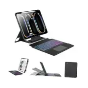iPad Pro 13 Inch Case Keyboard(M2, 2024), Magic Keyboard with Multi-Color