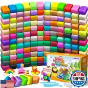 ESSENSON Air Dry Clay 150 Colors, Modeling Clay for Kids, DIY Molding Magic C