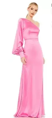 Mac Duggal 26712 Candy Pink Long Gown Size 8 MSRP $ 398