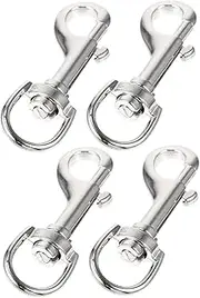 FOMIYES Pet Buckle Hook 4pcs Swivel Snap Hooks Heavy Duty Alloy Clasp Pet Accessories Outdoor Sports