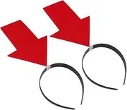 [CANIGHT] 2pcs Funny Props Hair Accessories Funny Hair with Arrowhead Fashion Headband Funny Arrowhead Hair Band Decor Decorative Headdress Hair Hoops with Arrowhead Headband with Arrowhead