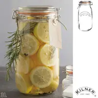 在飛比找PChome24h購物優惠-【KILNER】多功能扣式貯存罐/醬料瓶 3.0L