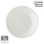 【美國康寧 CORELLE】純白 6吋平盤