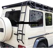 Rear Tail Door Roof Ladder Compatible for Suuzki Jimny Jb64 Jb64w Jb74 Jb74w 2018 2019 2020 2021 2022 2023 2024 Tail Ladder