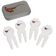 'Pheasant' Golf Divot Tool / Repair Fork Gift Set (GO00033369)