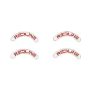 Redline Techmatic - white decal set - Old school bmx