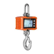 Digital Hanging Scale 1000kg/ 2204lbs Portable Heavy Duty Crane Scale LCD Backlight Industrial Hook Scales